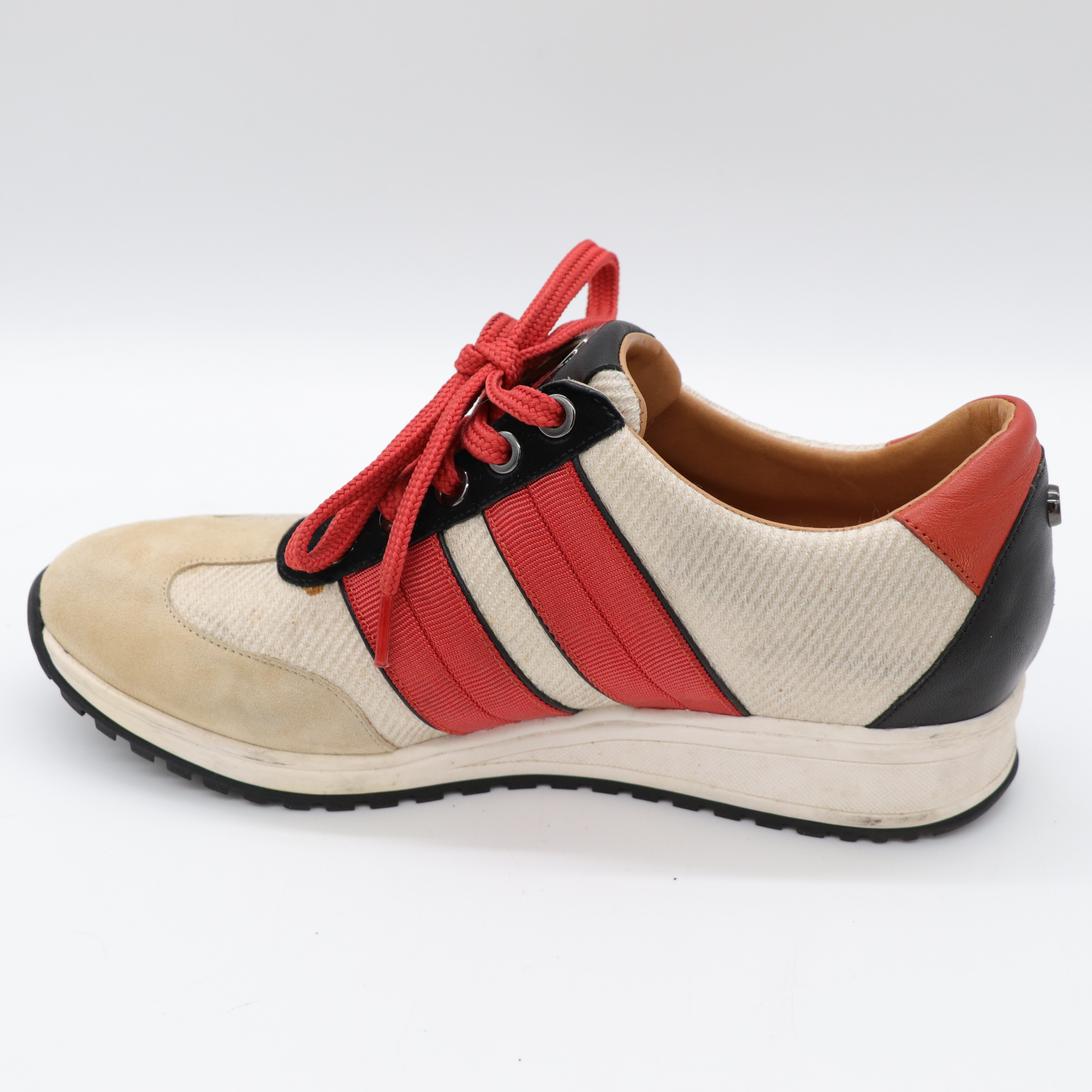 longchamp 撞色布鞋-15