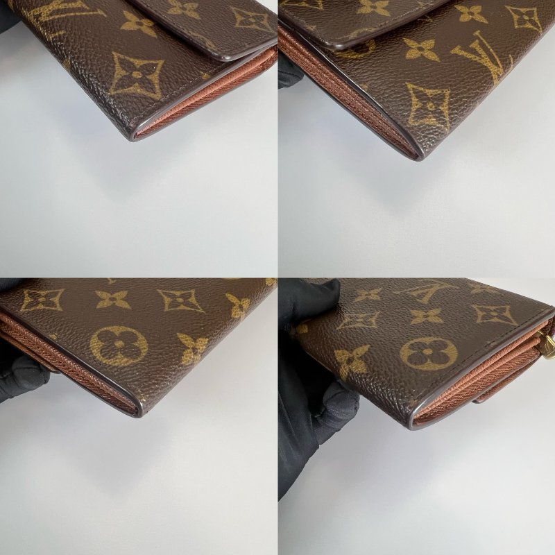 LV M61734 老花發財長夾-11