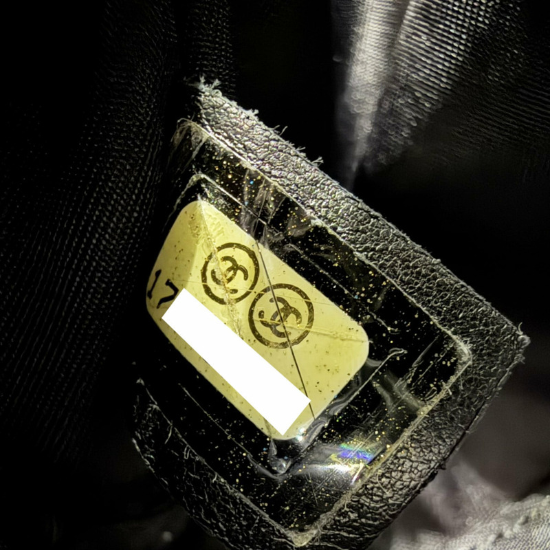 香奈兒巴黎比亞里茨PM小號手提包，PVC皮革，黑色，A34208，女士-17