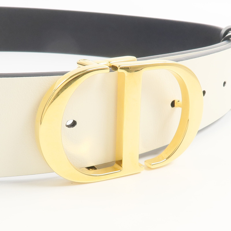 Dior 牛皮皮革30 Montaigne Reversible Belt皮帶-3