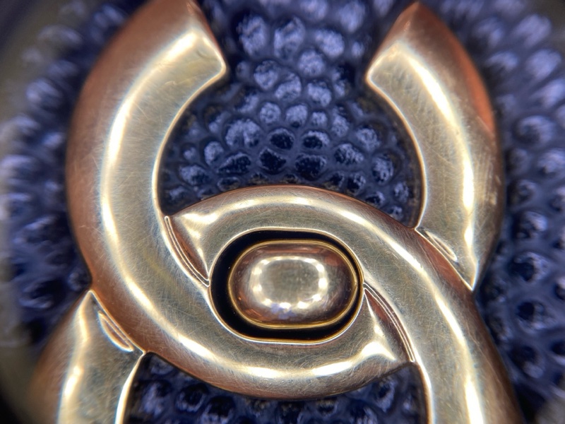Chanel cf黑金荔枝皮 jumbo 20開 單包 🈚附件-11