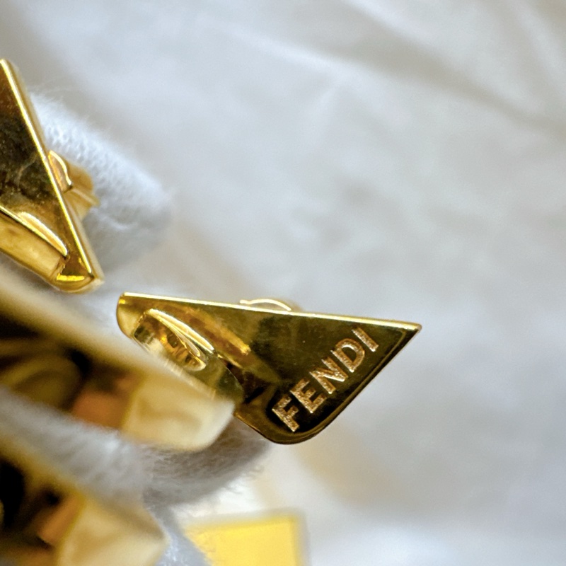 二手正品Fendi by Marc Jacobs芬迪小怪獸金色珍珠戒指 Fendi戒指 fendi金戒 fendi配件-7