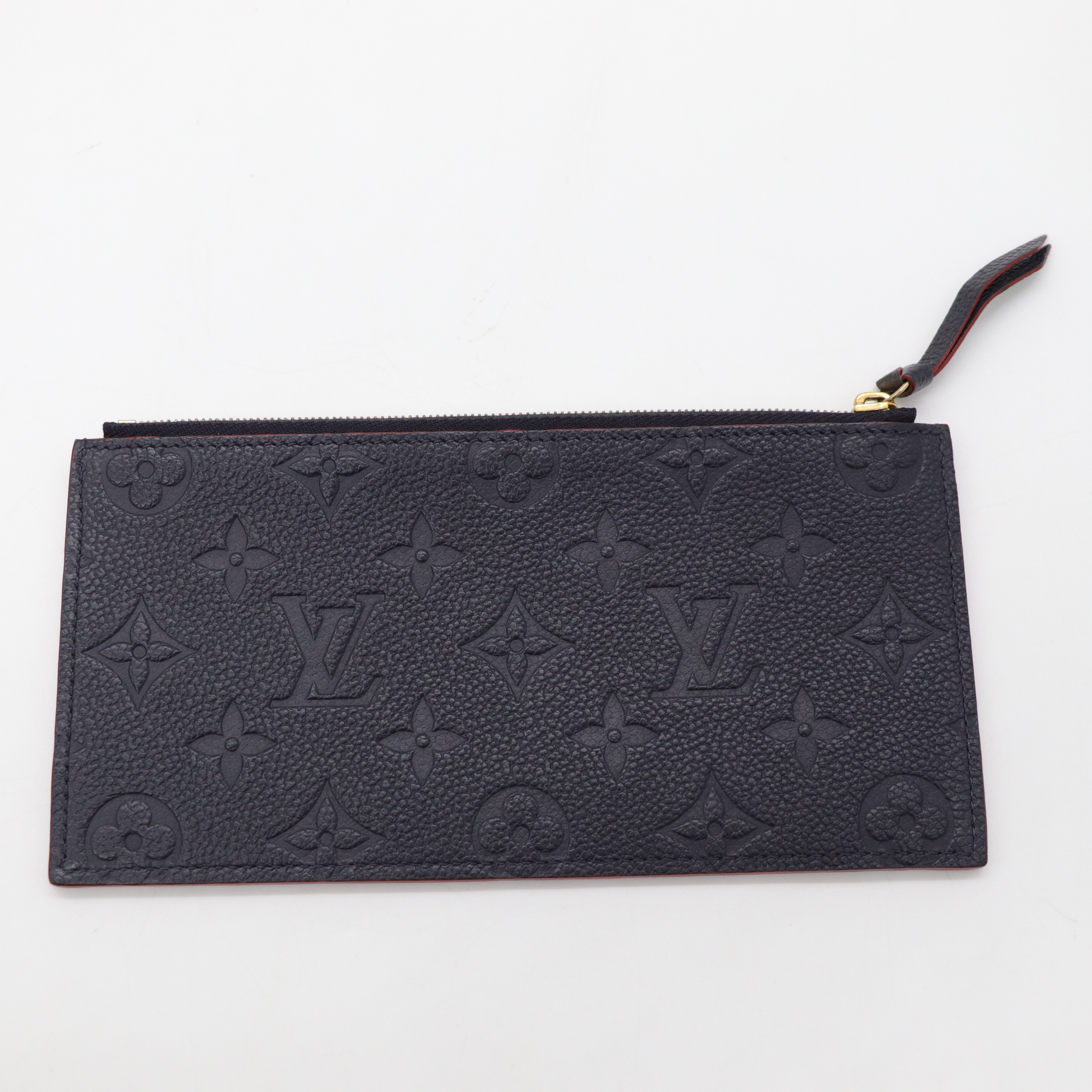 Louis Vuitton 路易威登 黑色 信封包 斜背包 紅內裡-20