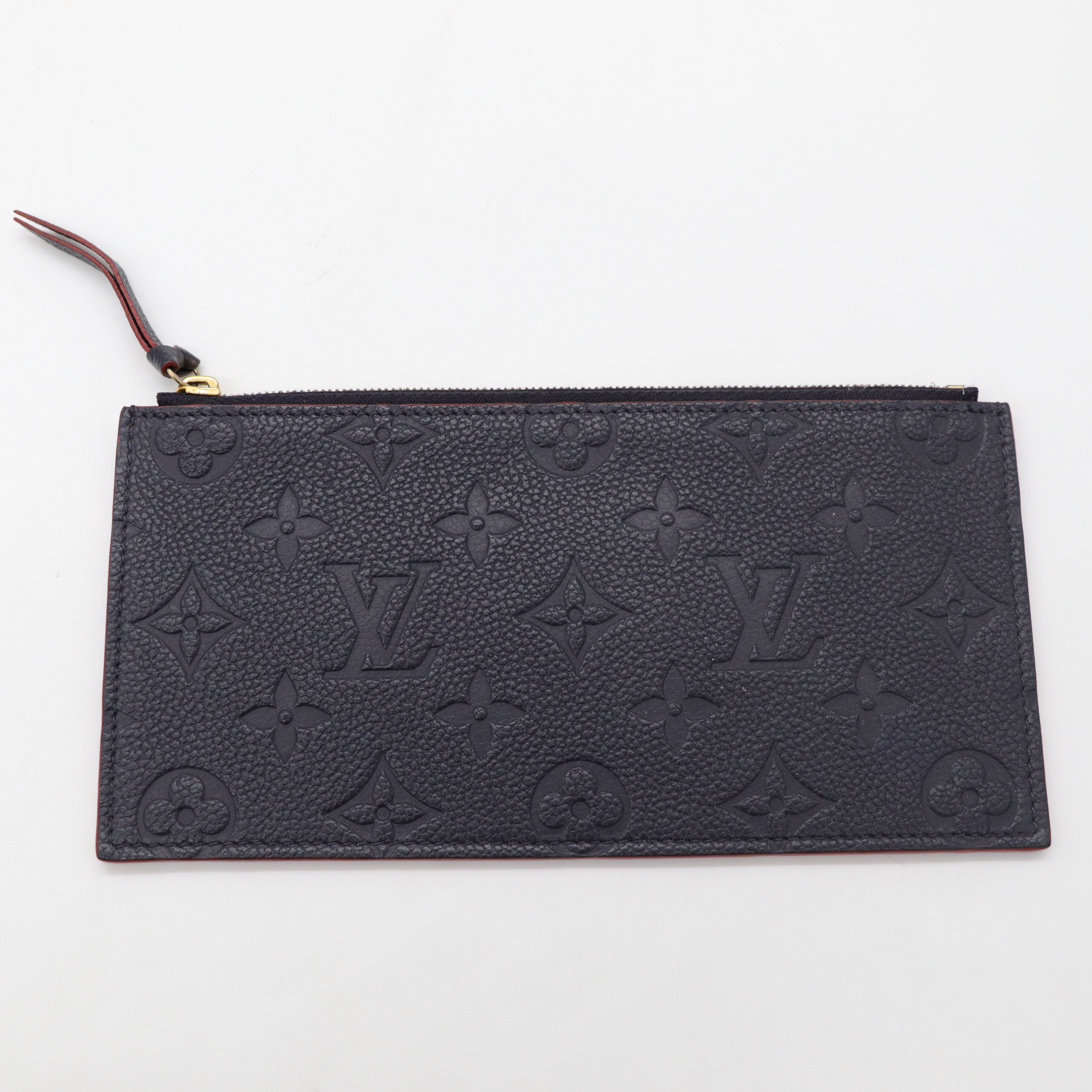 Louis Vuitton 路易威登 黑色 信封包 斜背包 紅內裡-21