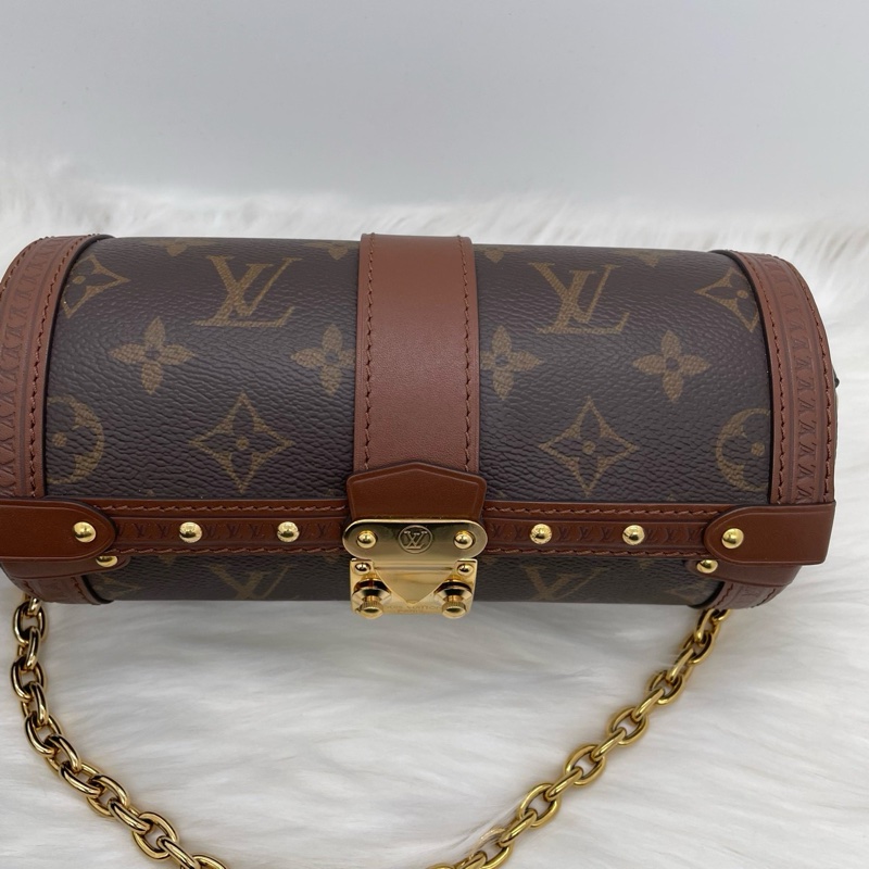 路易威登/Louis Vuitton Papillon Trunk 巴比龍 芯片款 尺寸19 x 9 x 9cm 附件 肩帶 鏈條-2