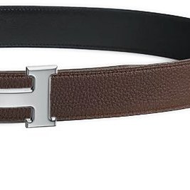 32mm 雙面皮革腰帶-4