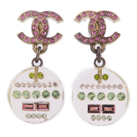 CHANEL PVC/金屬Earrings耳環