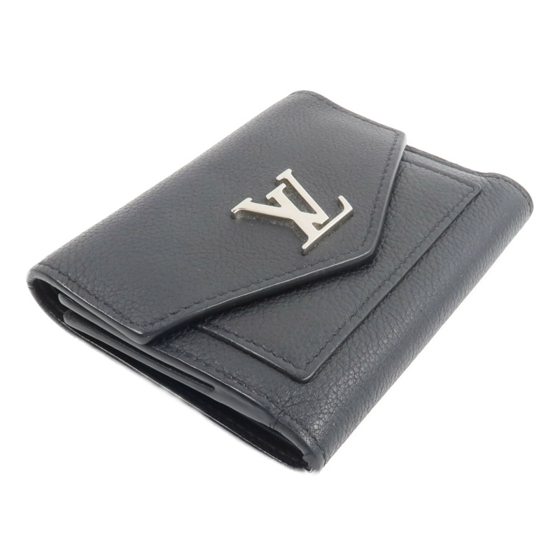 LOUIS VUITTON 牛皮皮革Mylockme Compact Wallet錢包-3