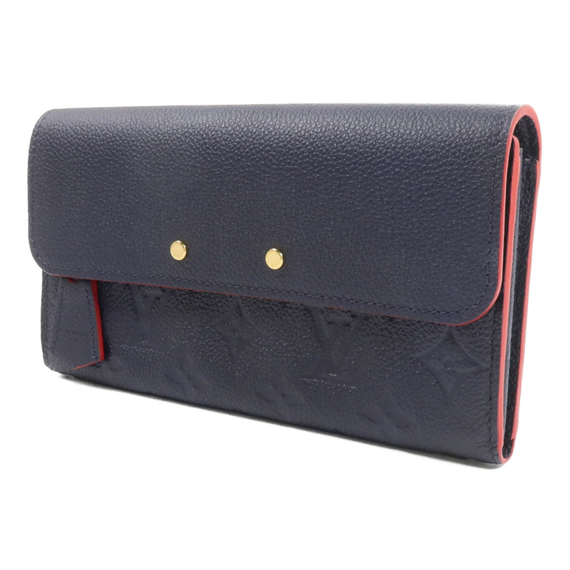 LOUIS VUITTON Monogram Empreinte Marine Long Wallet長錢包-2