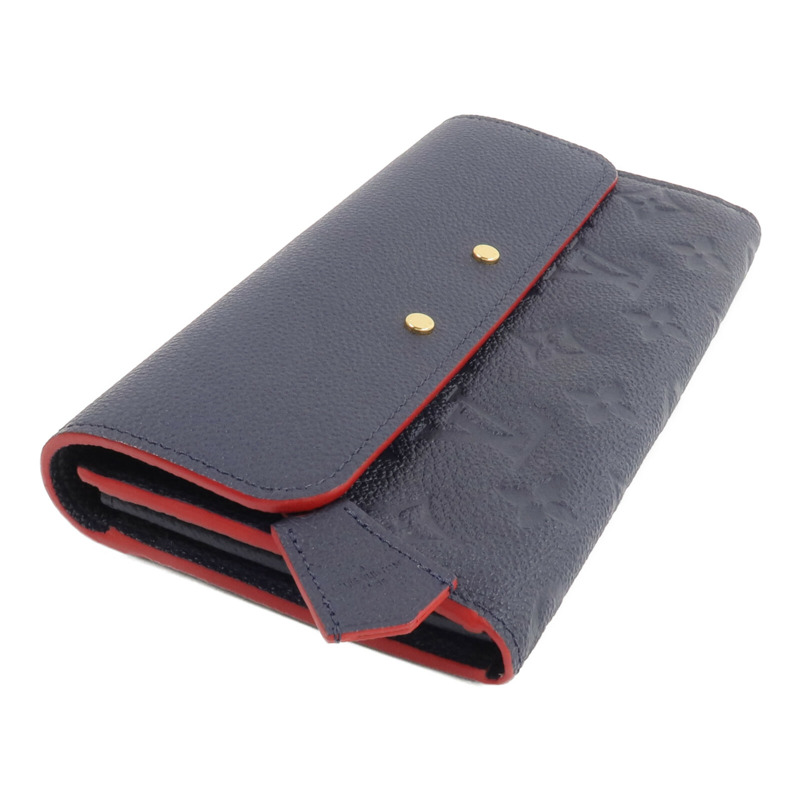 LOUIS VUITTON Monogram Empreinte Marine Long Wallet長錢包-3