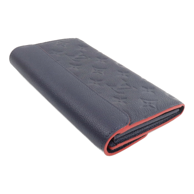 LOUIS VUITTON Monogram Empreinte Marine Long Wallet長錢包-4