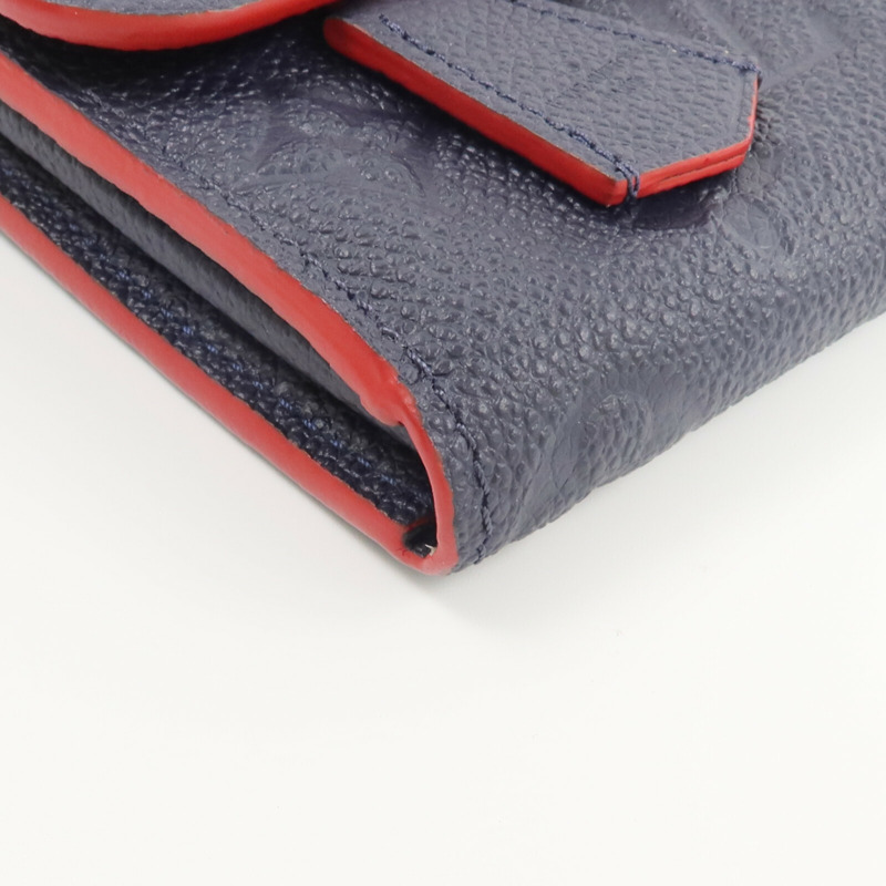 LOUIS VUITTON Monogram Empreinte Marine Long Wallet長錢包-7