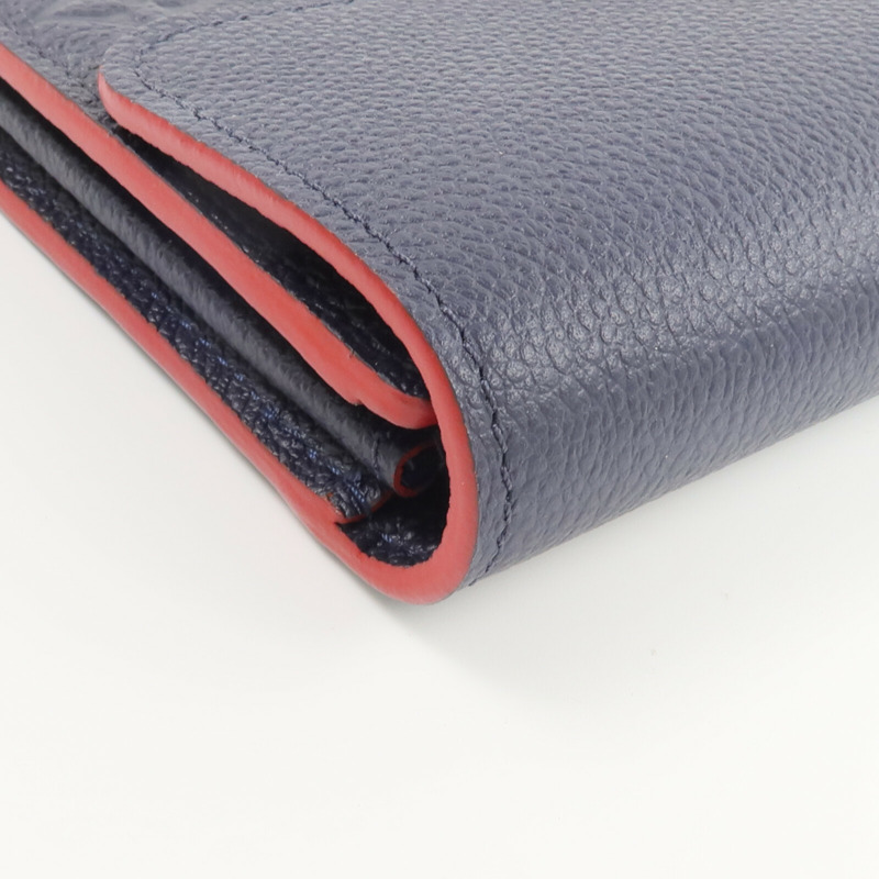 LOUIS VUITTON Monogram Empreinte Marine Long Wallet長錢包-8