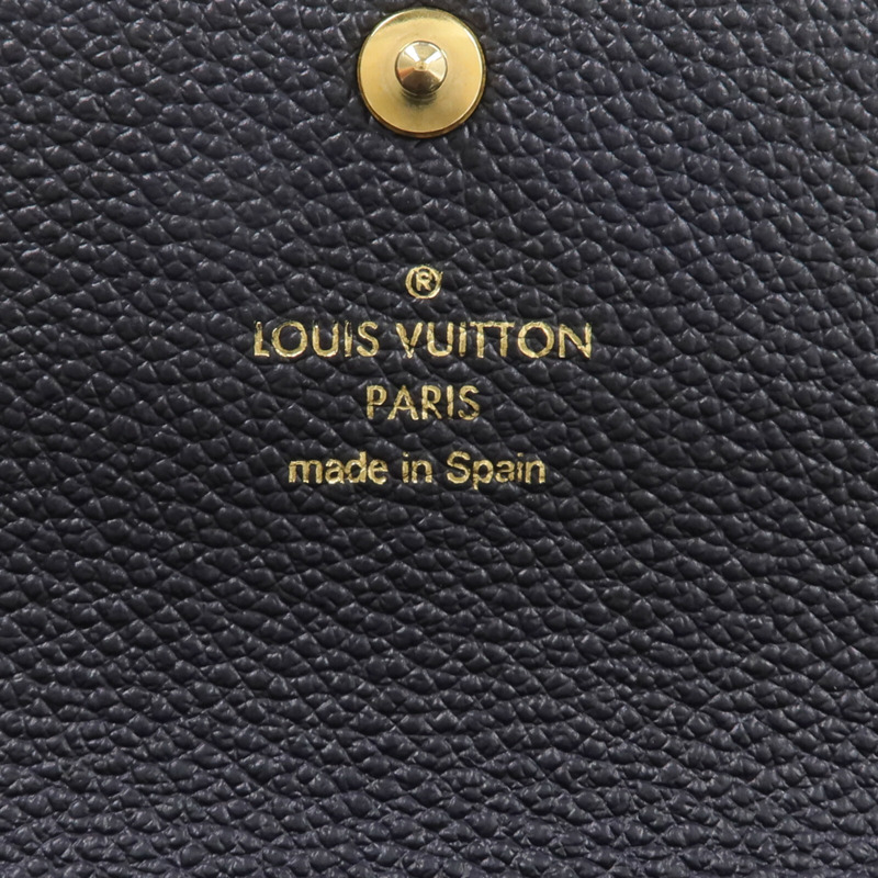 LOUIS VUITTON Monogram Empreinte Marine Long Wallet長錢包-11