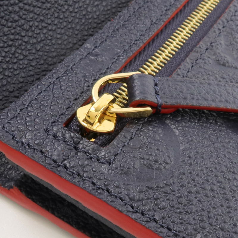 LOUIS VUITTON Monogram Empreinte Marine Long Wallet長錢包-13