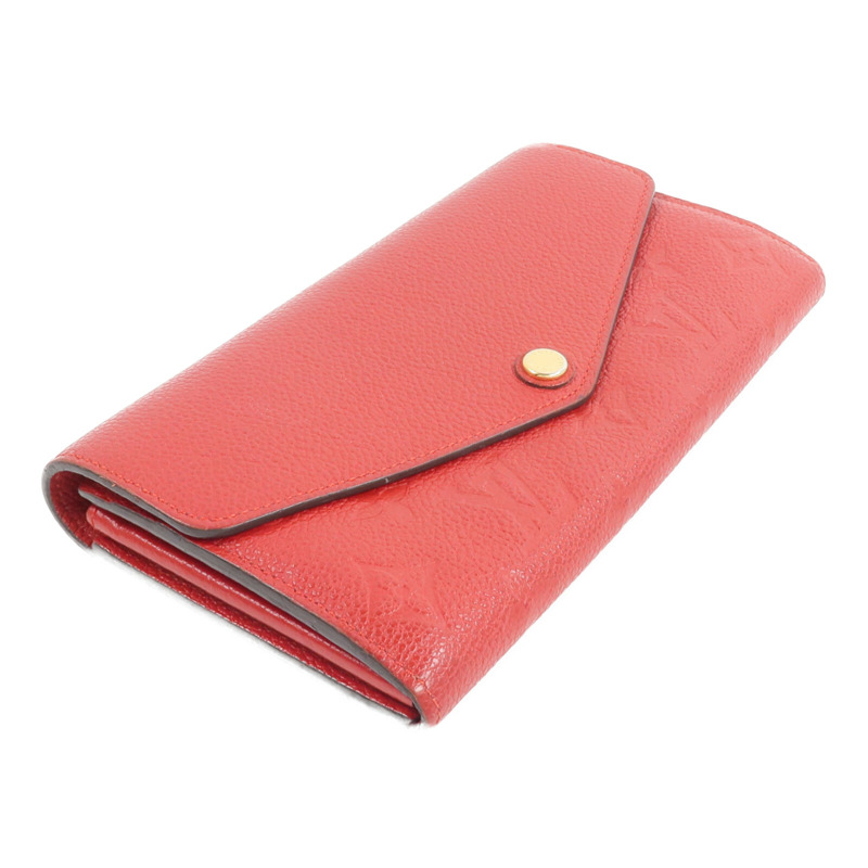 LOUIS VUITTON Monogram Empreinte Sarah長錢包-3