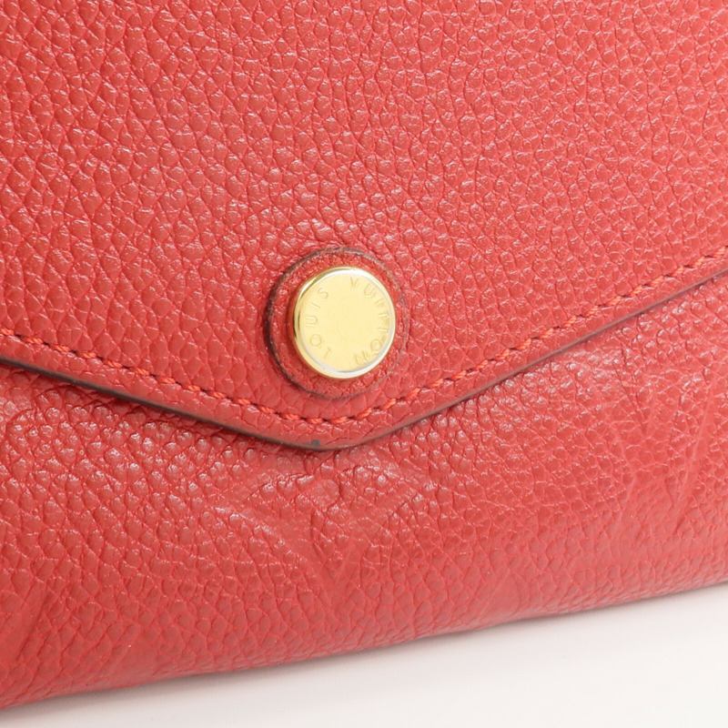 LOUIS VUITTON Monogram Empreinte Sarah長錢包-10