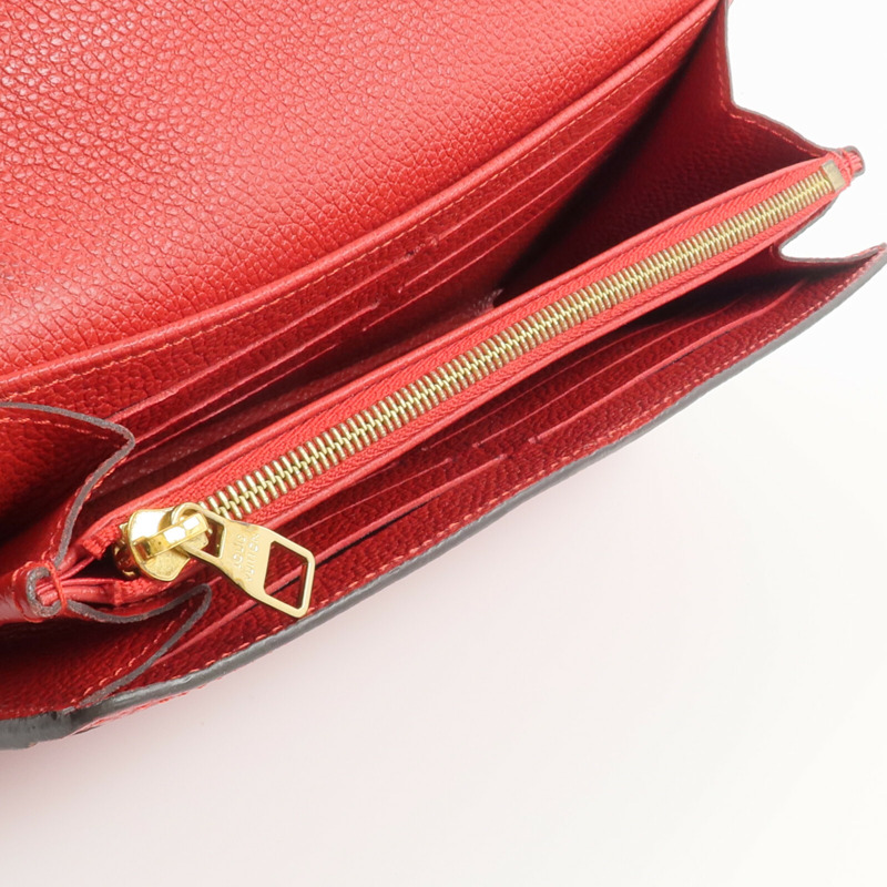 LOUIS VUITTON Monogram Empreinte Sarah長錢包-12