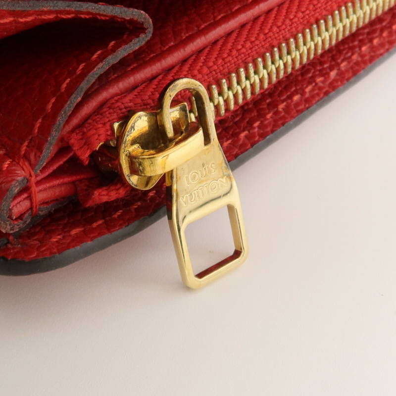 LOUIS VUITTON Monogram Empreinte Sarah長錢包-15