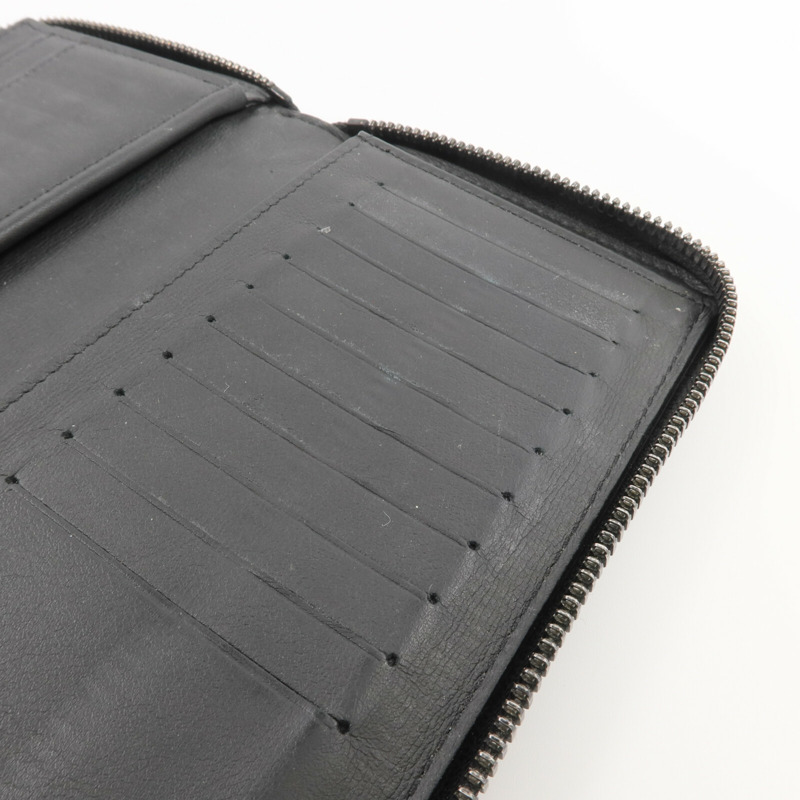 LOUIS VUITTON Monogram Taurillon Zip Vertical Wallet長錢包-12