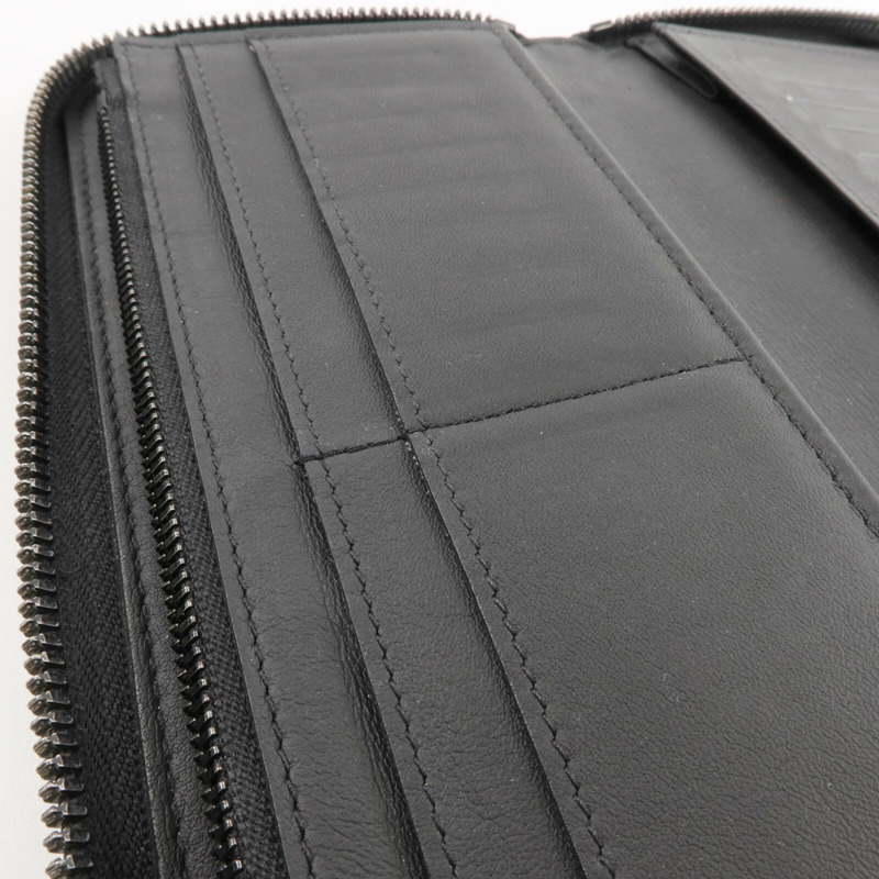 LOUIS VUITTON Monogram Taurillon Zip Vertical Wallet長錢包-13