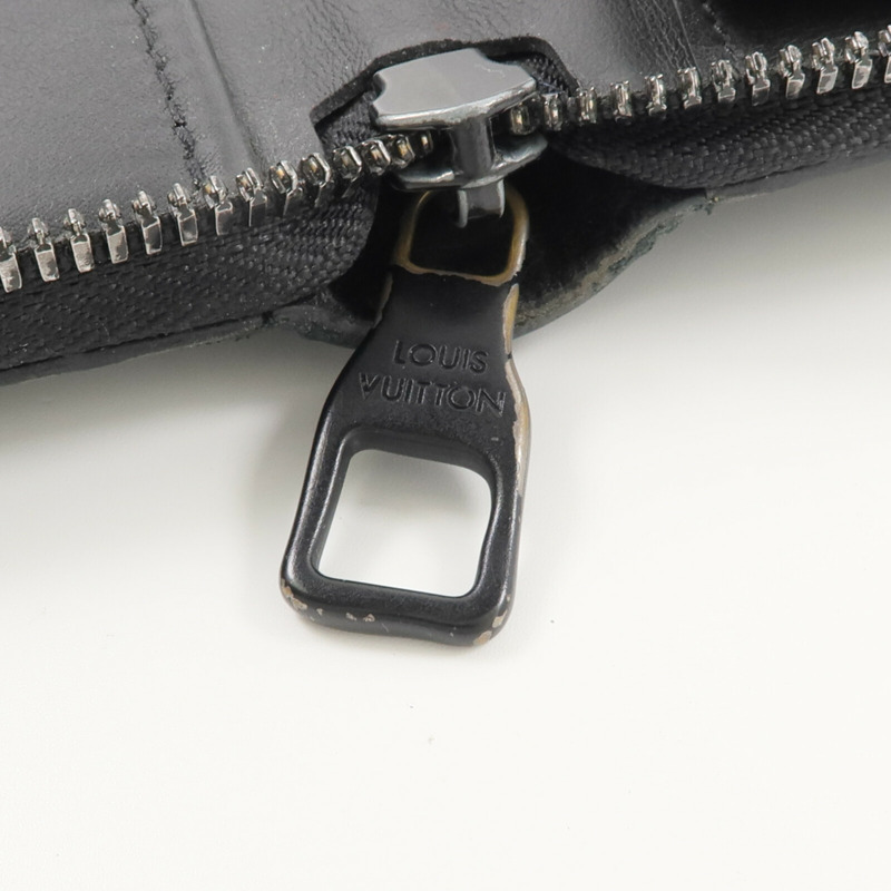 LOUIS VUITTON Monogram Taurillon Zip Vertical Wallet長錢包-15