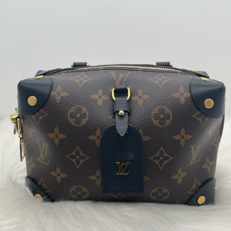 Louis Vuitton 路易威登 Petite Malle 20編碼八角軟盒子尺寸20 x14x7.5cm附件肩帶 鏈條-1