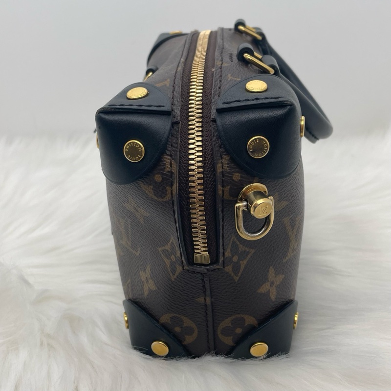 Louis Vuitton 路易威登 Petite Malle 20編碼八角軟盒子尺寸20 x14x7.5cm附件肩帶 鏈條-3