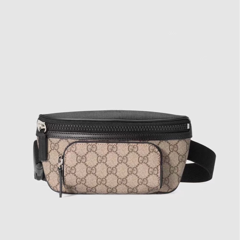 GUCCI GG Supreme 印花 PVC 皮革 腰包 胸口包 胸包 斜背包-1