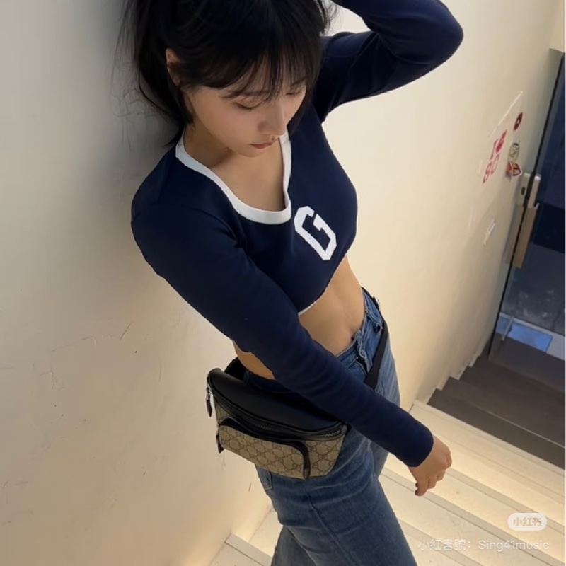 GUCCI GG Supreme 印花 PVC 皮革 腰包 胸口包 胸包 斜背包-10