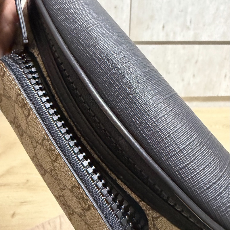 GUCCI GG Supreme 印花 PVC 皮革 腰包 胸口包 胸包 斜背包-29