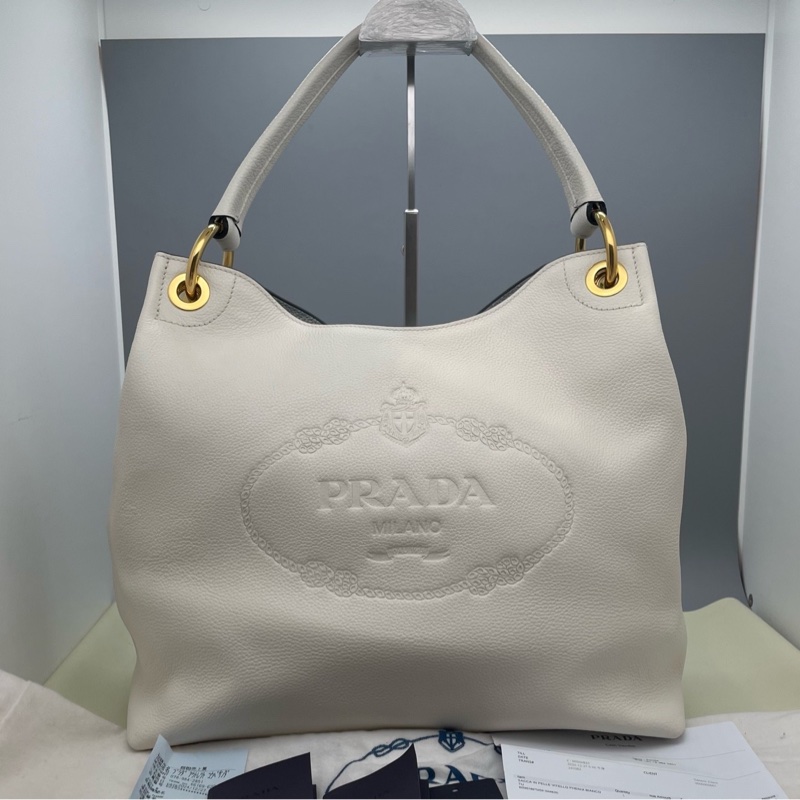 99新PRADA/普拉達 金色硬件手提包 芯片款 尺寸:33×30×13cm 附件:塵袋-0