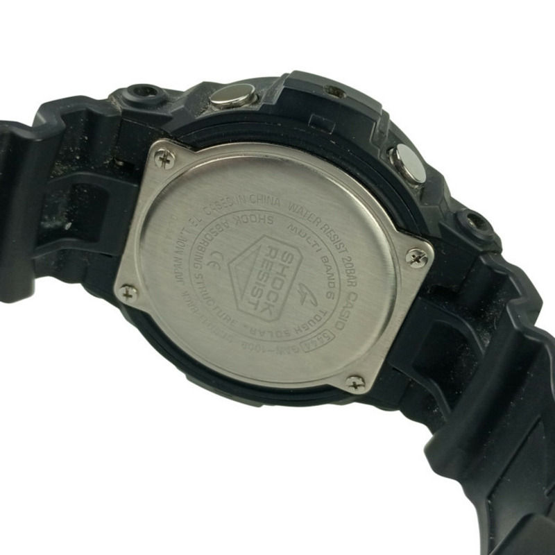 Casio G-SHOCK GAW-100 系列 GAW-100B-1A2JF 指針/數位雙顯男士手錶,黑色錶盤,樹脂/鋁合金錶殼-7
