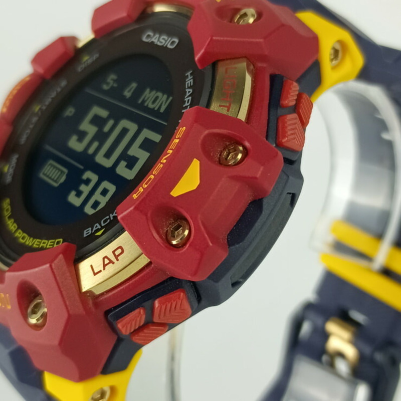 卡西歐 G-SHOCK G-SQUAD GBD-H1000 系列 GBD-H1000BAR-4JR 男士腕錶(樹脂/不銹鋼)- 巴塞隆納足球俱樂部比賽日聯名款-3