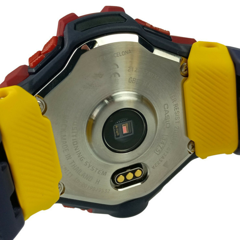 卡西歐 G-SHOCK G-SQUAD GBD-H1000 系列 GBD-H1000BAR-4JR 男士腕錶(樹脂/不銹鋼)- 巴塞隆納足球俱樂部比賽日聯名款-7