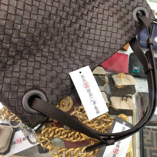東區正精品㊣BOTTEGA VENETA BV 179320 咖啡色全皮編織手提包肩背包 RZ0774-5