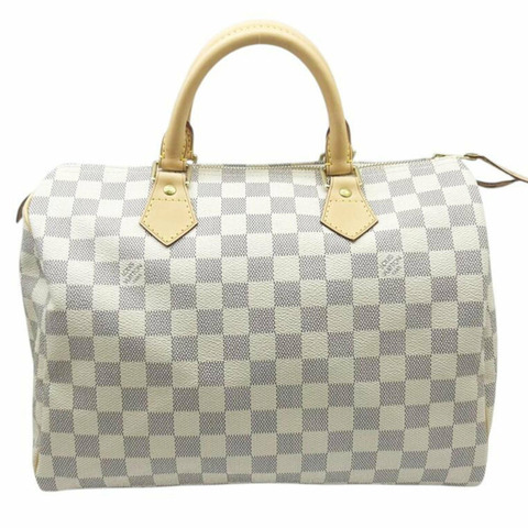 路易威登 Damier Azur Speedy 30 M41533 SP3057 手提包 PVC 迷你波士頓包 男女款