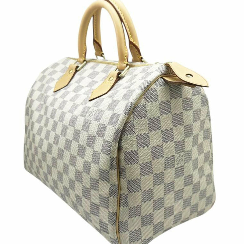 路易威登 Damier Azur Speedy 30 M41533 SP3057 手提包 PVC 迷你波士頓包 男女款-3