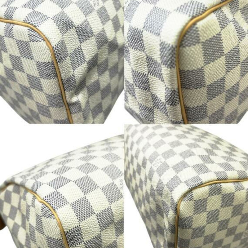 路易威登 Damier Azur Speedy 30 M41533 SP3057 手提包 PVC 迷你波士頓包 男女款-6