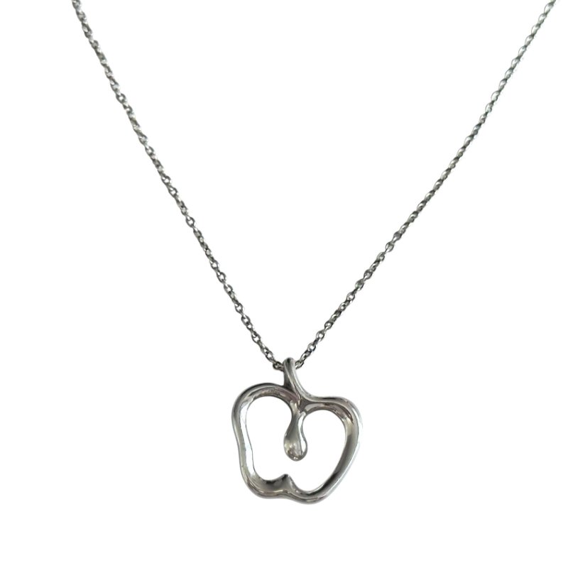TIFFANY & CO. 純銀 蘋果 頸鏈-3