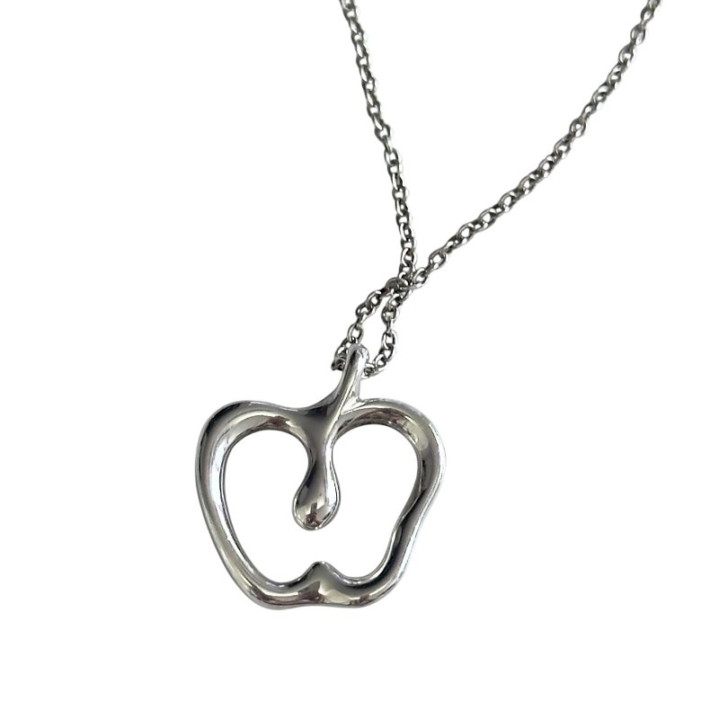 TIFFANY & CO. 純銀 蘋果 頸鏈-4