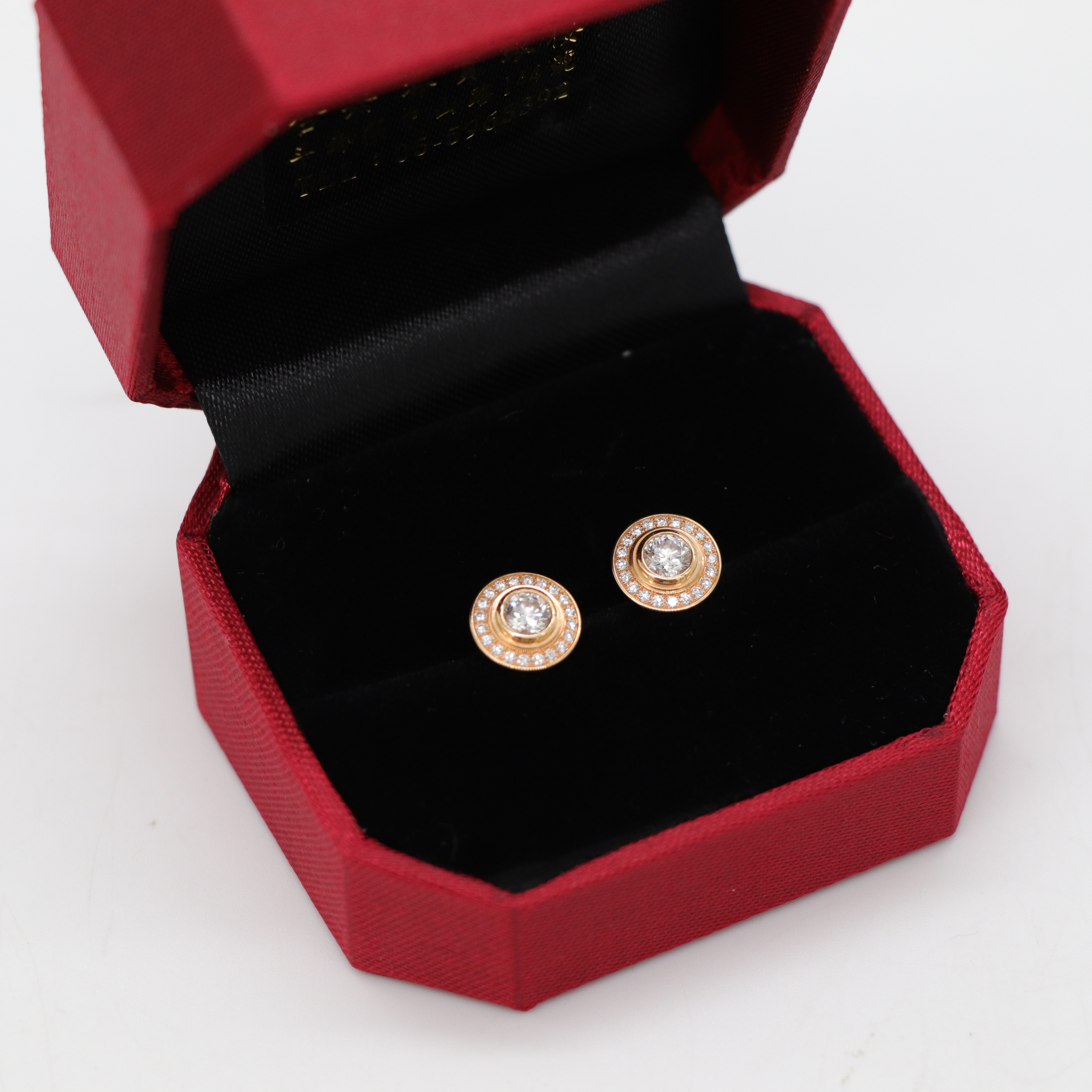Cartier 卡地亞 d'Amour 18K 玫瑰金 耳環-1