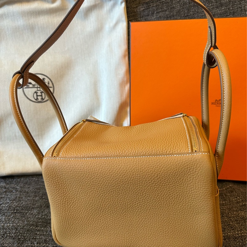Hermes Lindy 26 TC皮 自然沙色 K stamp-2