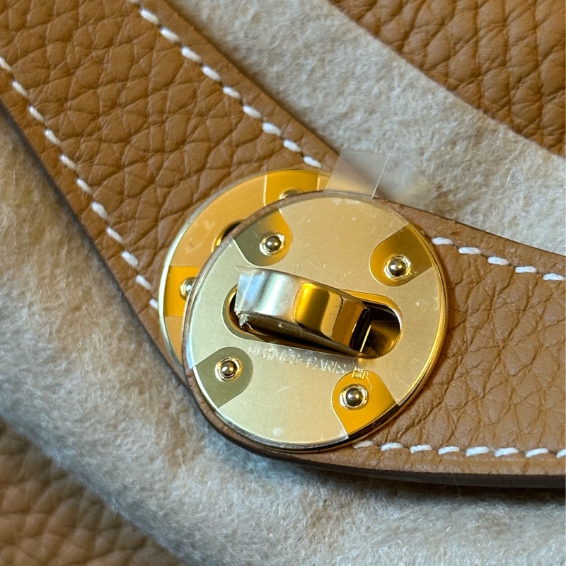 Hermes Lindy 26 TC皮 自然沙色 K stamp-3
