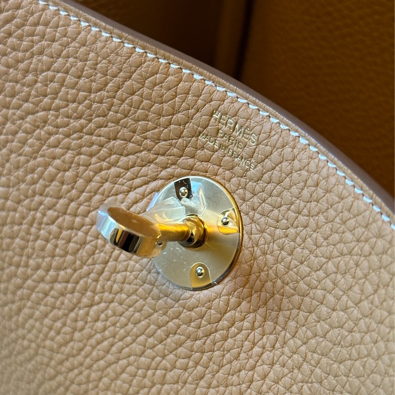 Hermes Lindy 26 TC皮 自然沙色 K stamp-5