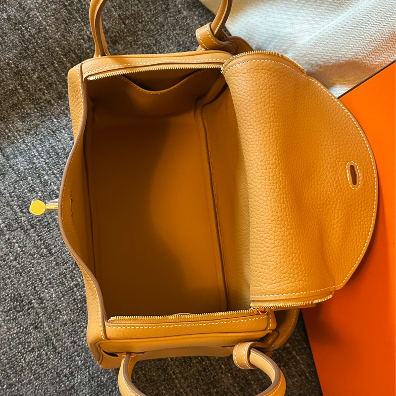 Hermes Lindy 26 TC皮 自然沙色 K stamp-6