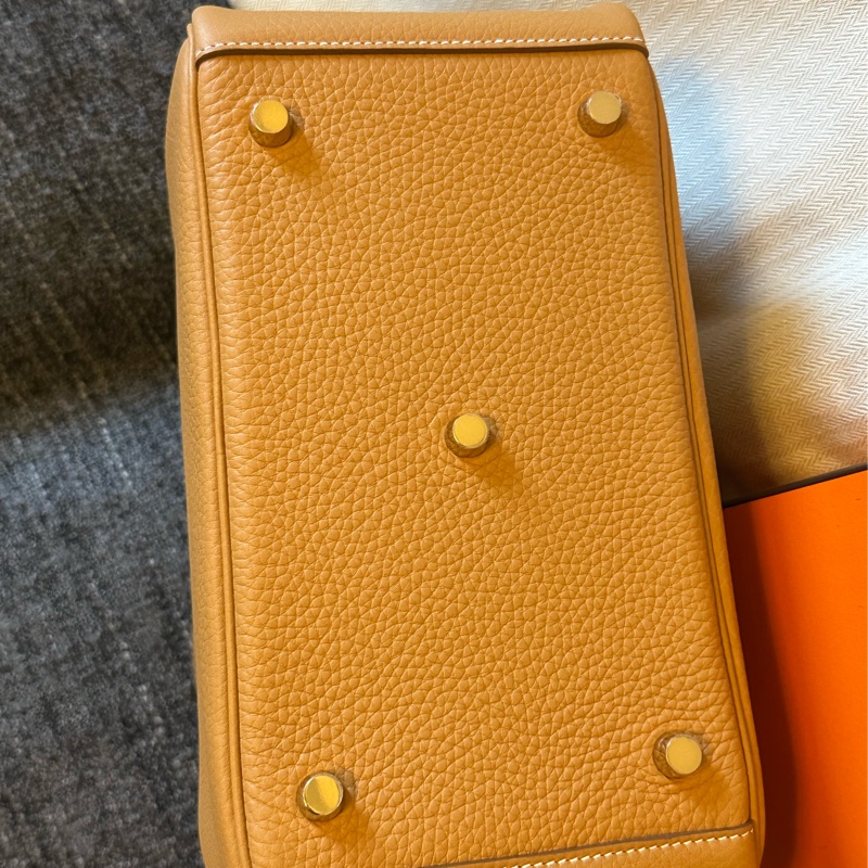 Hermes Lindy 26 TC皮 自然沙色 K stamp-8