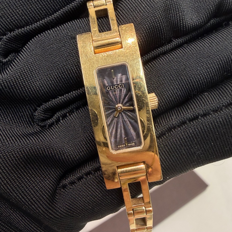 Gucci 中古石英金色女錶 O730-1