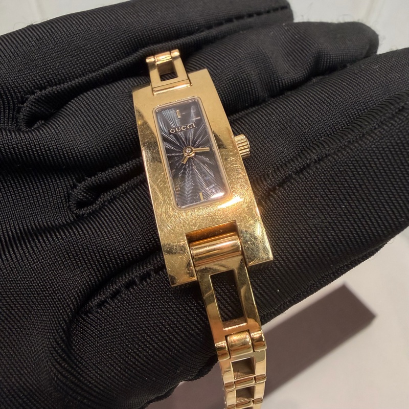 Gucci 中古石英金色女錶 O730-9