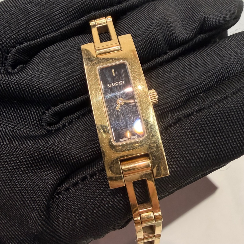 Gucci 中古石英金色女錶 O730-10